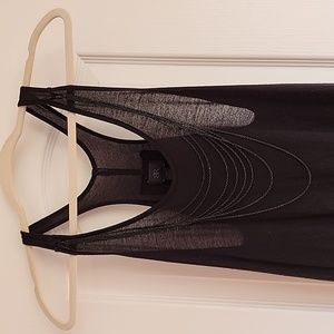 Banana Republic racerback necklace tank black size M
